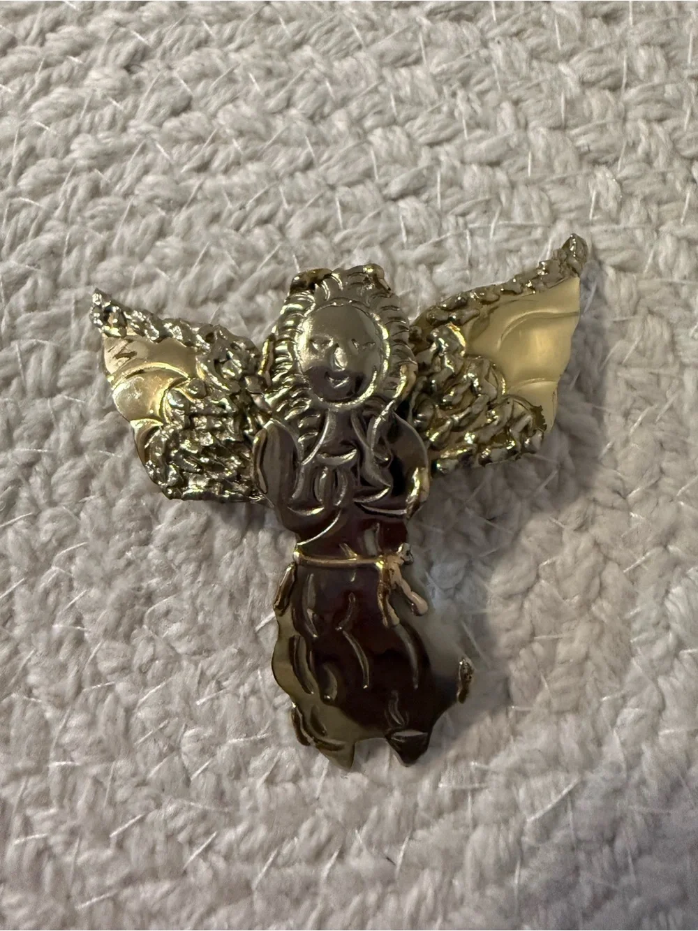 Gold Angel Wall Accent - Decorative Home Accent